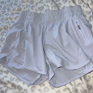 lululemon size 6 light blue 4 inch inseam shorts